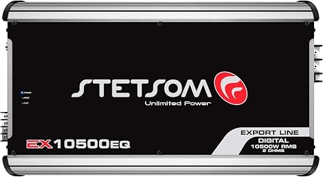 Stetsom EX 10500 EQ 1 Ohm Class D Full Range Mono Amplifier