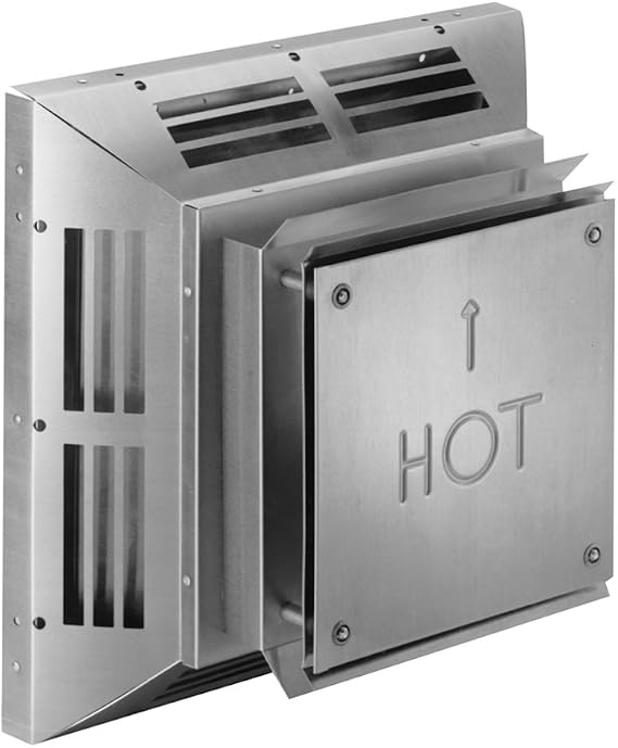 Simpson Dura-Vent 46DVA-HC Duravent Horizontal Square Termination Cap-4" x 6 5/8" Direct Vent, 4" x 6.625", Galvanized