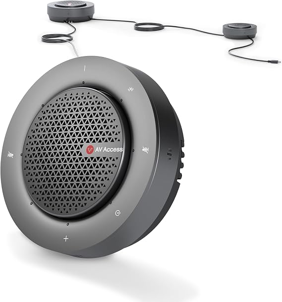 Conference Speaker & Microphone, Daisy Chain upto 9 Units for 50 Attendees