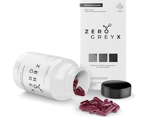 Anti Grey Hair Supplements to Reverse Gray Hair Permanently Fast. Anti-Aging. Hair Loss Prevention Capsules. Anti-Gray and Hair Loss Treatment. 30 Capsules.