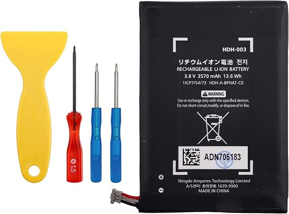 HDH-003 Battery Compatible with Nintendo Switch Lite Game Player HDH-003 3570mAh