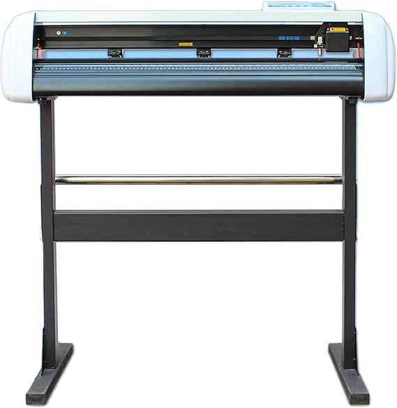 Vinyl Cutter with Stand, Sticker Plotter Printer Machine, Digital Controls, Graphic Sign Maker, Adjustable Double Spring, Pressure Wheel, for Business Advertise Craft