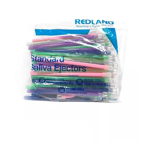 Standard Saliva Ejectors Assorted Color 1000 Pieces