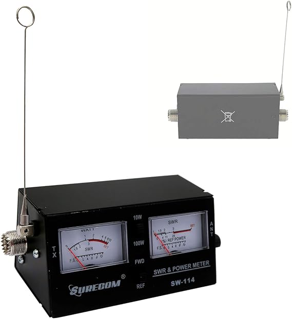 Mcbazel Surecom SW-114 SWR/RF/Field Strength Power Test Meter