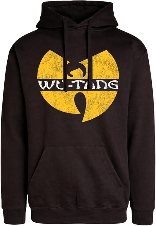 Wu-Tang Clan Distressed Logo Hoodie Sweatshirt