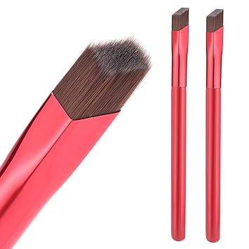 2pcs Multi-Function Eyebrow Brush Brow Brushes Wild Eyebrow Brush Professional Three-dimensional Concealer Makeup Brush Angled Makeup Brush for Hairline Eyebrow