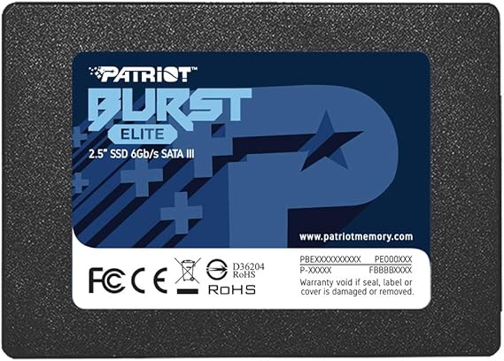 Patriot Burst Elite 120GB SATA 3 2.5 Inch SSD | Form factor: 2.5 Inch; Interface: SATA 3.
