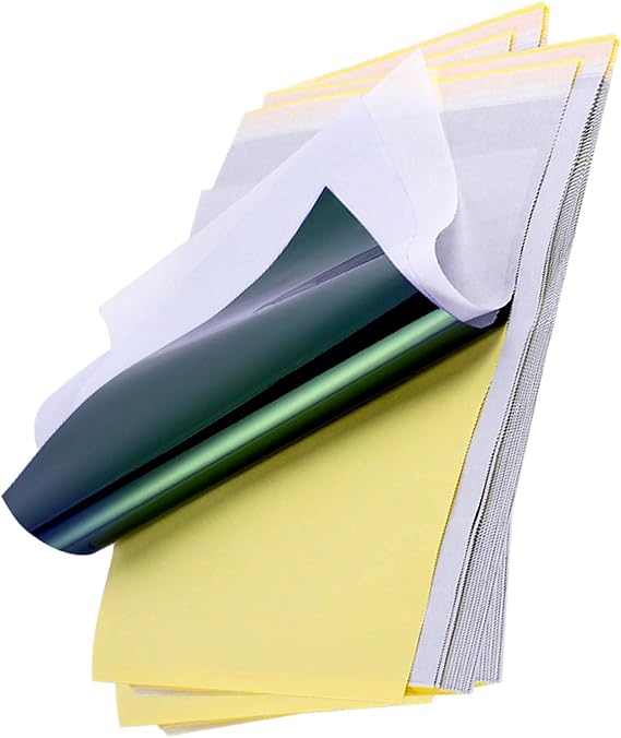 20 Sheets Tattoo Stencil Paper for Tattooing 4 Layers Thermal Stencil Paper Compatible with Tattoo Printer and Hand-Drawn, A4 Size(8 1/4" x 11 3/4") Tattoo Supplies