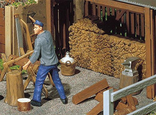 Pola 333213 Pile of Wood & Tools G Scale Building Kit