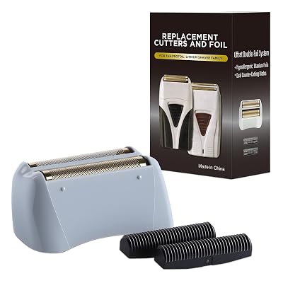 1Pack Foil Shaver Replacement Compatible with TS-1 TS-2 17150 17200 17235 Pro Foil Shaver, Foil and Blades for Pro Lithium Titanium Shaver Head Parts