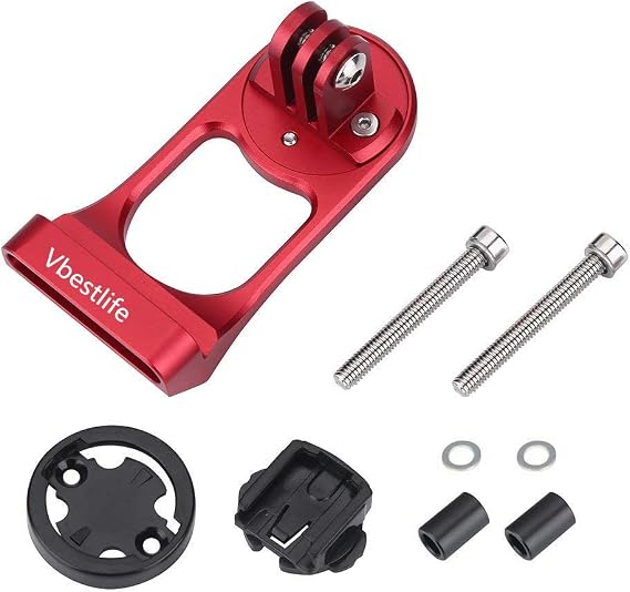 Wahoo Mount,Stem Computer Mount Cycling Bike Mount Stem Extension Mount Holder for Gopro Computer & Sports Camera (Red) Stem Mount Mount