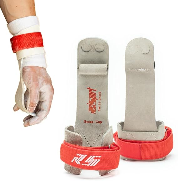 Reisport Men's Ring Gymnastics Leather Grips Durable for Men & Boys - USA