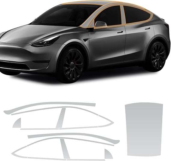 Precut Car Paint Protective Film for Tesla Model Y 2020-2023 8.5Mil TPU HD