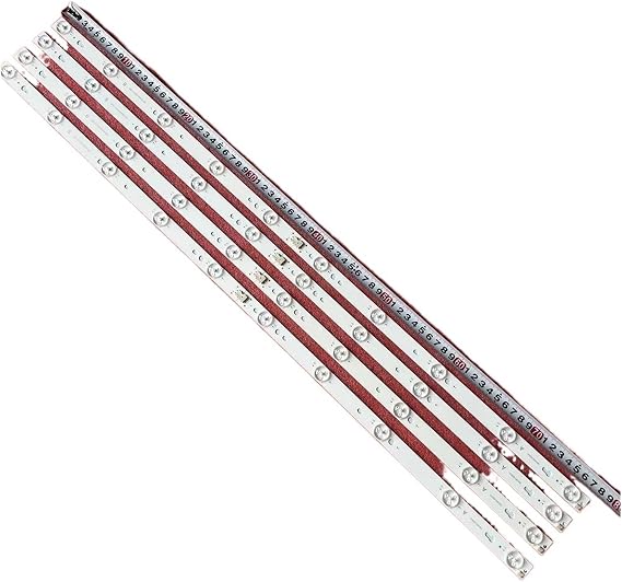 Full Set 4pcs 10LED LED Backlight Strip Fit for BAUHN B40-63UHDF CV9203H-A42c K40DLT1F Fit for MBL-40038D410DT0-V1(8pcs for 2 TV)