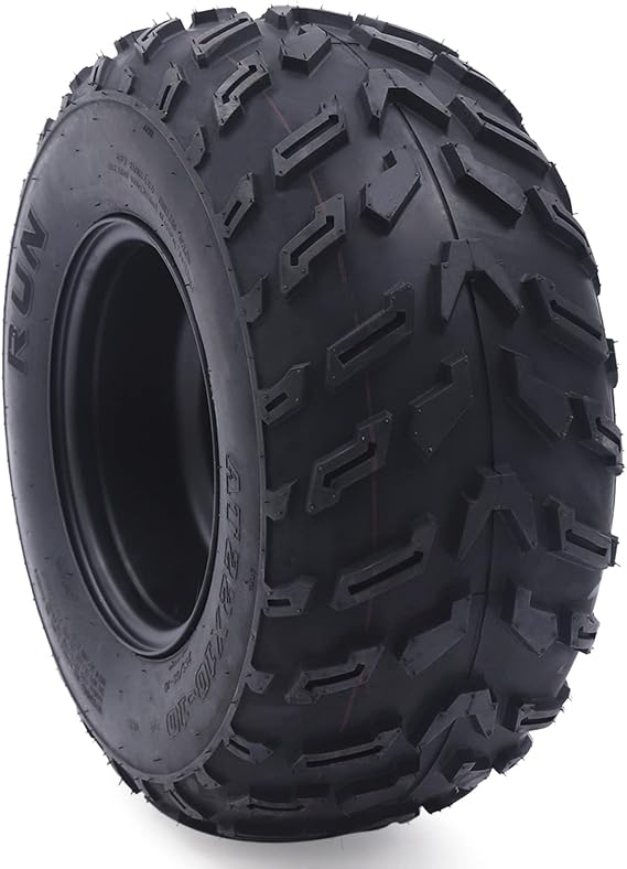 10" ATV Wheels Tire Rim, 22x10-10 Front/Rear Quad Tire Wheel Rim Iron&Rubber Tire with Rim Wheel One Tire Mounted on One Rim for ATVs And Go Karts As Front Or Rear Wheel