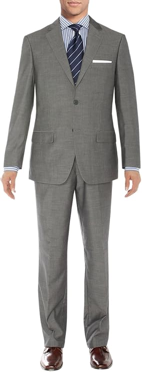 Salvatore Exte Men's Two Button 2 Piece Suit Notch Lapel Blazer Jacket with Pant