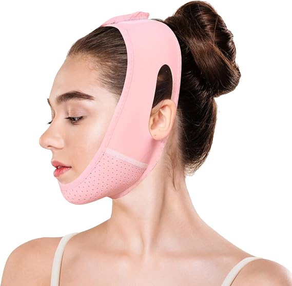 Chin Strap for Sleeping V Line Double Chin Reducer Reusable for Sleeping