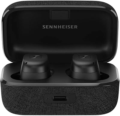 Sennheiser Consumer Audio MOMENTUM True Wireless 3 Earbuds Bluetooth In-Ear Headphones for Music and Calls with ANC,Multipoint connectivity,IPX4,Qi