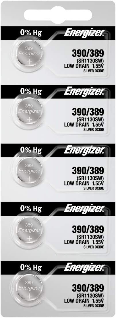 Energizer 390/389 Silver Oxide Cd/5