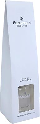 Pecksniffs England Gardenia & White Peach Fragrant Room Diffuser 3.3 Fl.Oz. From England