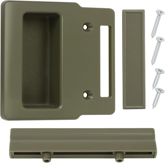 Screen Door Handle Kit for Andersen Doors, Sliding Screen Door and Latches Pull Handle Replacement Parts Fit for Anderson A-Series Gliding & Hinged Patio Doors from 1982 to Present Windows Hardware