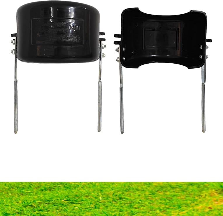 2 PCS Sprinkler Splash Shield Guard, Plastic Sprinkler Blocker, Black | Overspray Protector, sprinkler guard, lawn sprinkler deflectors For Lawns, Parks, Garden Sprinkler Heads, Garden Protection