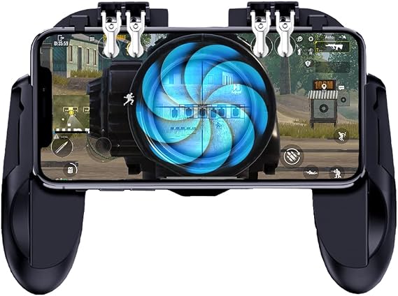 Mobile Game Controller Smartphone Gamepad Simplified Portable 4 Trigger L1R1 for PUBG COD Android iOS iPhone Samsung Smartphone