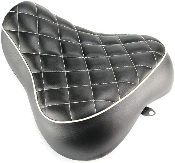 Motorcycle Front Driver Rider Solo Seat For Harley Sportster 883 1200 72 48 1983-2003 Diamond Black