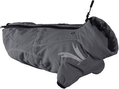 Hurtta Collection Frost Jacket for Pets, 10-Inch, Granite