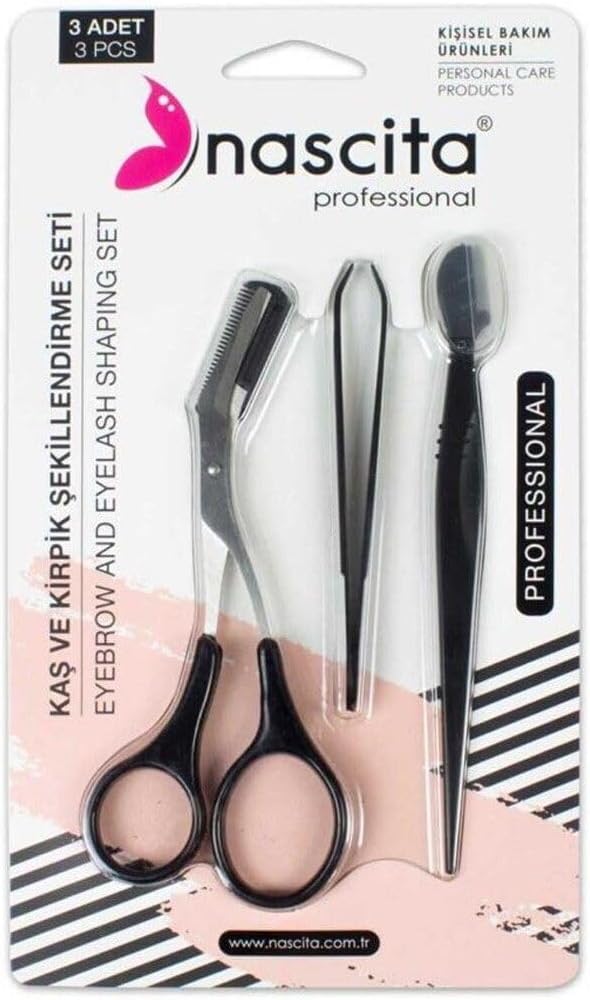 Nascita Facial Care Set Scissors, Tweezers and Razor - 11