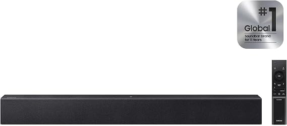 Samsung B-Series Soundbar HW-B400F 2.1ch Home Theater Audio with Wireless Subwoofer, Deep Bass, Smart Sound Optimization, and Bluetooth Connectivity for Seamless TV and Gaming Entertainment