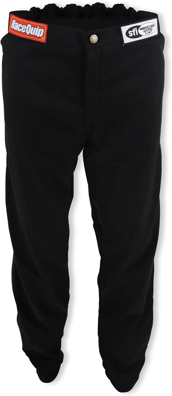 RaceQuip 112002RQP 110 Series Driving Pants - SFI 3.2A/1 - Black - Small