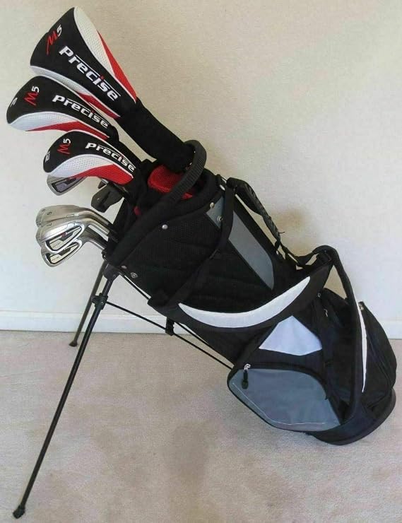Mens Deluxe Golf Club Set Complete Regular Flex