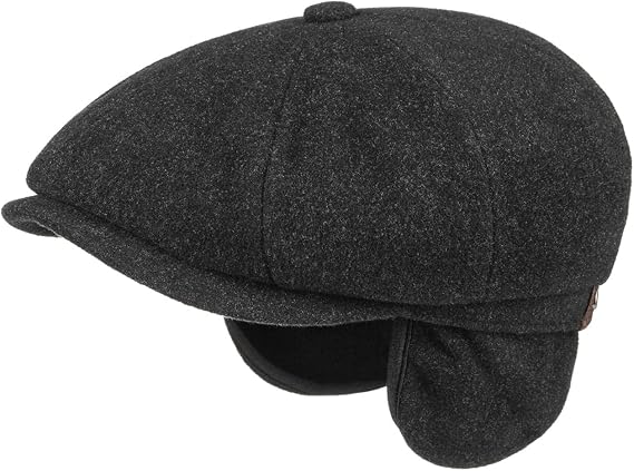 Stetson Hatteras Earflap Flat Cap Men |
