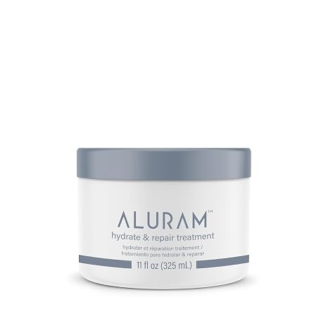 Aluram Purple Hydrate & Repair Hair Treatment, Intense Moisture Infusion, Clean Hydration Boost for Silver & Color Treated Hair,11 Fl Oz