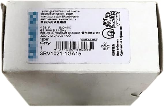 1 Pcs 3RV1021-1GA15 New in Box 3RV10211GA15 Expediated