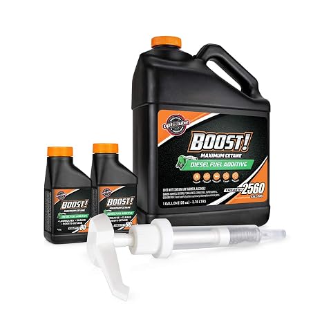 Opti-Lube Boost! Maximum CETANE Formula Diesel Fuel ADDITIVE: 1 Gallon (Gallon with Accessory Bottles & Pump)