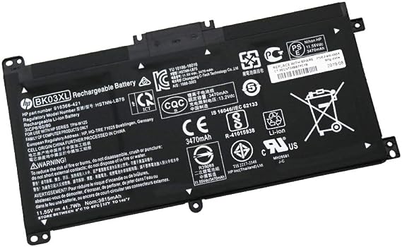 HP BK03XL Battery replaceable for HP Pavilion X360 14-BA000 14M-BA000:14m-ba011dx 14m-ba013dx 14m-ba015dx 14m-ba114dx 14-ba253cl 14-ba125cl 14-ba175nr 916366-421 541 916811-855 HSTNN-LB7S UB7G