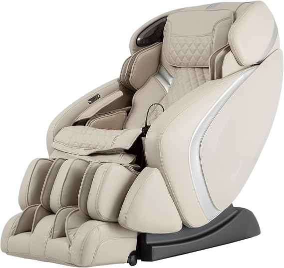 Osaki Os-Pro Admiral AS Massage Chair with LED Light Control, Advanced 3D Technology, Auto Body Scan, SL-Track Massage, Space Saving Technology, Zero Gravity Mode, 6 Massage Styles (Taupe)