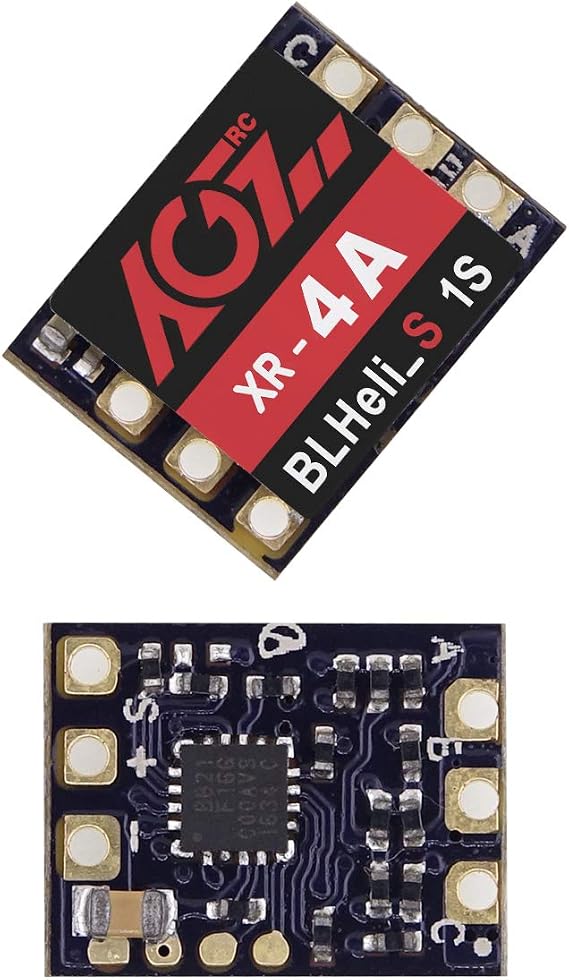 2PCS AGFRC Mini 4A ESC Brushless DSHOT600 BLHeli_S 1S Lipos Super Micro Electronic Speed Controller for RC FPV QAV Drone Multirotor Quadcopter