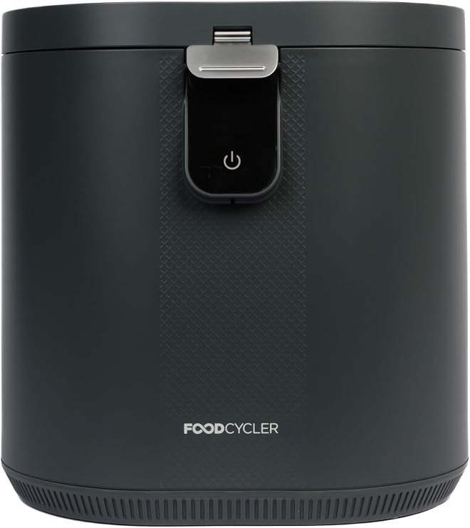 Food Cycler Eco 5 Award-Winning Kitchen Food Recycler | Indoor Composter Bin Alternative | Electric Countertop Food Disposer with Odorless 5L Indoor Food Waste Bin for Easy Waste Management | Grey