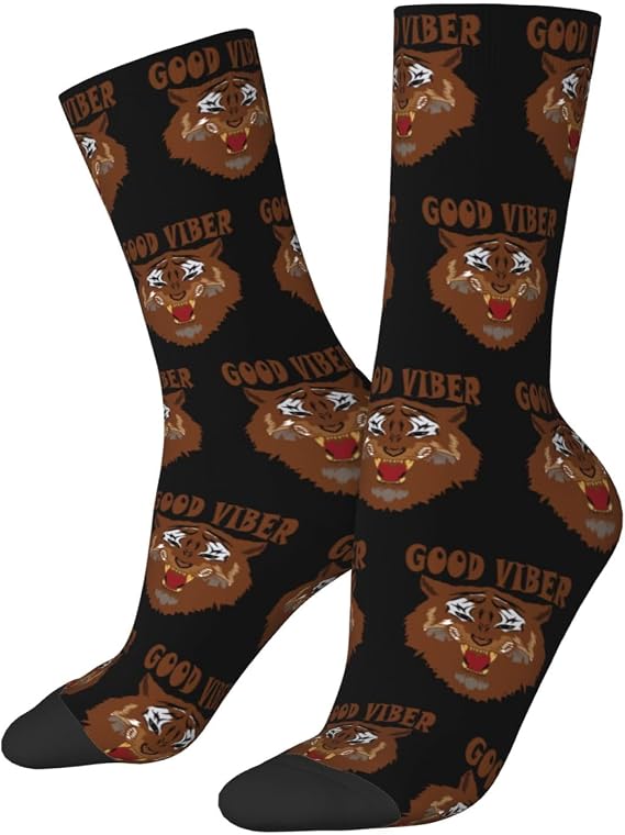 Good Viber Socks For Women Men Cushion Athletic Crew Socks Casual Wicking Socks