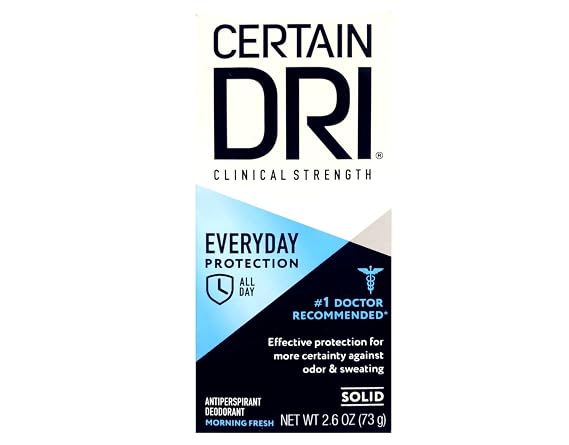 Certain Dri AM Underarm Anti-Perspirant/Deodorant SOLID 2.6 oz by Certain Dri