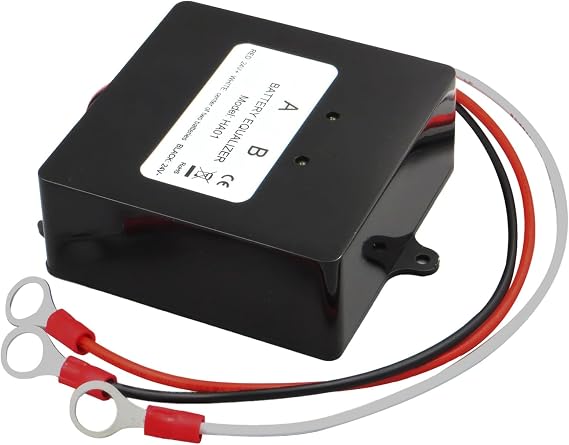 HC01 Battery Equalizer, 12V/24V Battery Balancer for Solar System, Balances Charging and Discharging, Bidirectional Voltage Compensation for Battery Life
