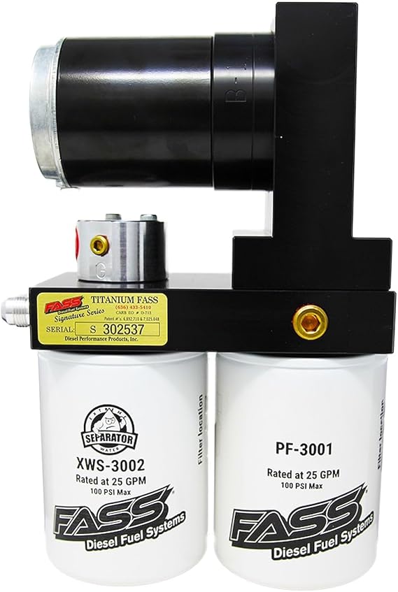 FASS TSC12165G Titanium Signature Series 165GPH Diesel Fuel System fits GM 6.6L Duramax 2015-2016