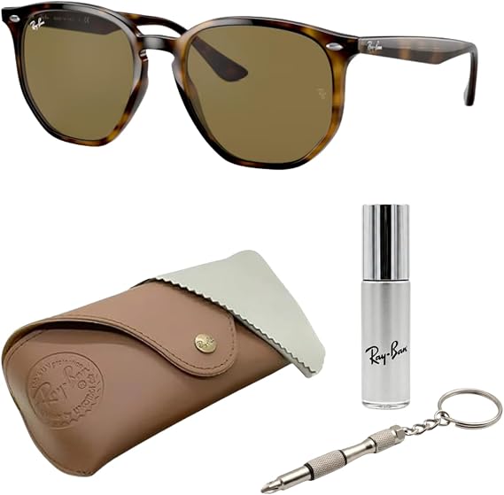 Ray-Ban RB4306 Square-Round Shape Sunglasses with Official Eyewear Kit