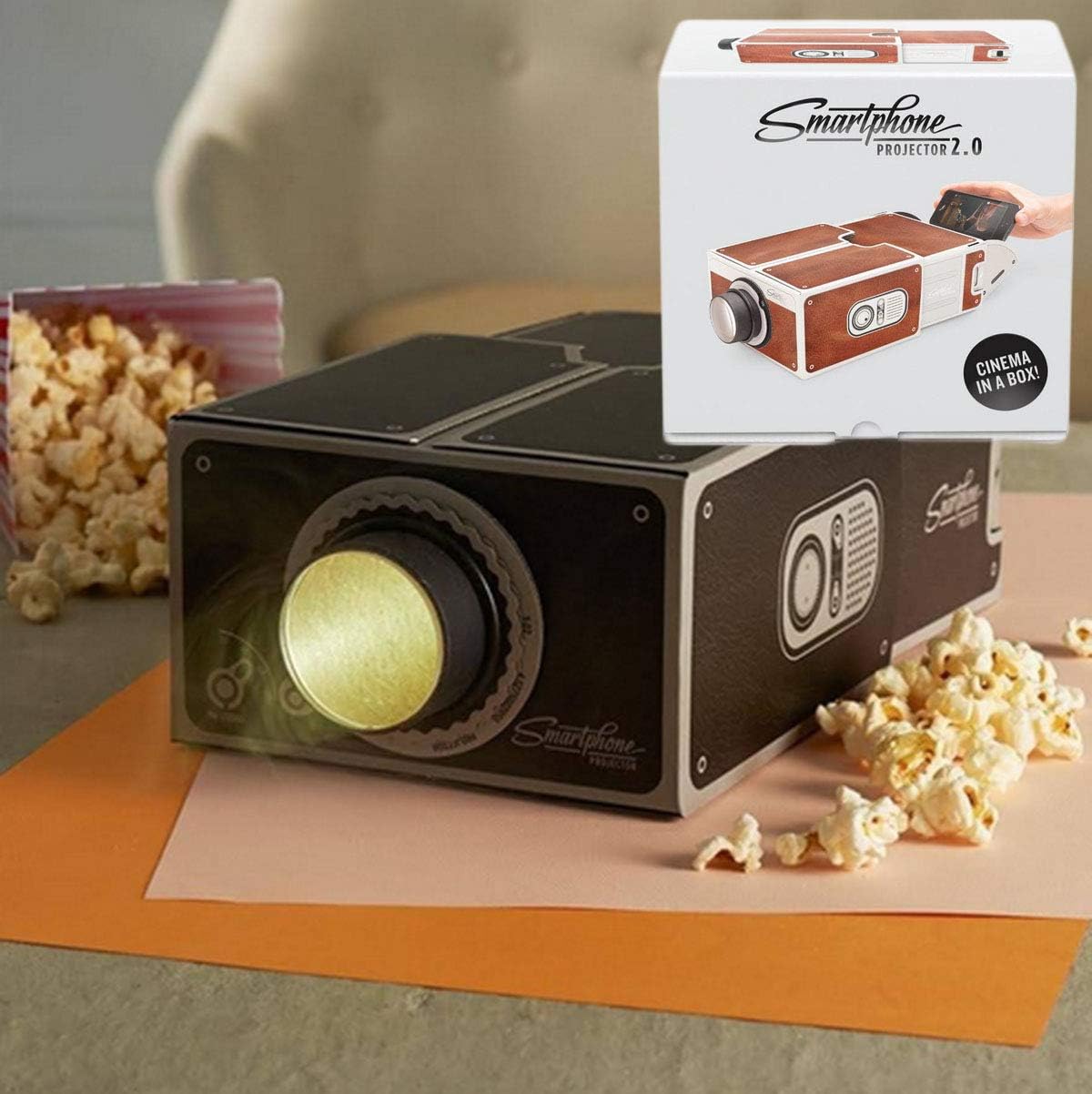 DIY Assemble Smartphone Projector 2.0 No Power Required