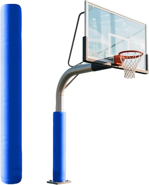 Pole Wraps for Basement Column, Garage Pole Padding Wrap Around, Basketball Pole Replacement Pads, Column Wrap Pads Around, Protective Pads for Columns(Blue,Dia 11.4cm/4.5in)