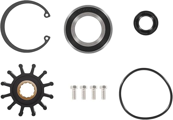 YMT Raw Water Pump Repair Rebuild Kit Fits for Volvo Penta 3.0, 4.3, 5.0, 5.7, 8.1L, Replace for Johnson 09-5000