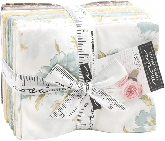 Moda Fabrics Honeybloom AB Bundle by 3 Sisters | 18-inch by 22-inch Precut Fabric Fat Quarters, 32 pieces